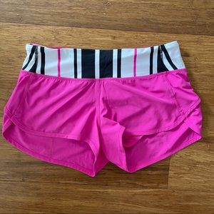Lululemon Speed Shorts Paris Pink Perfection 4